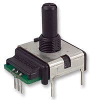 ECW0J-B24-AC0006L - BOURNS - ECW0J-B24-AC0006L - Rotary Encoder, Continuous, Digital, Mechanical, Incremental, 6 PPR, 24 Detents, Vertical