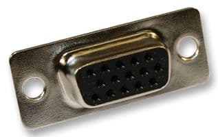 180-026-203L001 - NORCOMP - 180-026-203L001 - D Sub Connector, HD26, High Density, Receptacle, 180 Series, 26 Contacts, DA, Solder Cup