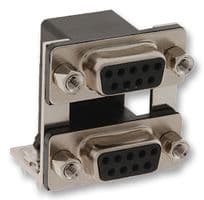 178-015-513R491 - NORCOMP - 178-015-513R491 - Stacked D Sub Connector, Dual Port, Upper - Receptacle / Lower - Receptacle, DA, 15 Contacts