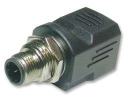 RJS-12D04FM-LS8001 - AMPHENOL LTW - RJS-12D04FM-LS8001 - In-Line Adapter, Adaptor, M12, RJ45