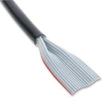 3759/14SF - 3M - 3759/14SF - Ribbon Cable, Round Jacketed Flat, Unscreened, 14 Core, 28 AWG, 100 ft, 30.5 m