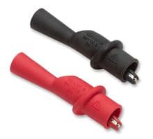 FLUKE AC175 - FLUKE - FLUKE AC175 - Crocodile Clip, 8 mm, 10 A, Black, Red