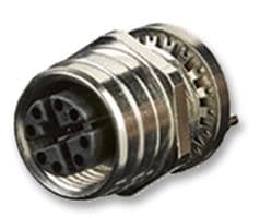 120341-0075 - MOLEX - 120341-0075 - Sensor Connector, BRAD, Micro-Change 120341 Series, M12, Female, 8 Positions, PCB Socket