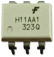 H11AA1M - ONSEMI - H11AA1M - Optocoupler, Transistor Output, 1 Channel, DIP, 6 Pins, 60 mA, 7.5 kV, 20 %