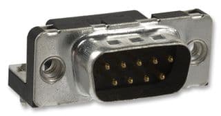 D09P33E4GX00LF - AMPHENOL COMMUNICATIONS SOLUTIONS - D09P33E4GX00LF - D Sub Connector, DB9, Standard, Plug, FCI Delta D, 9 Contacts, DE, Solder