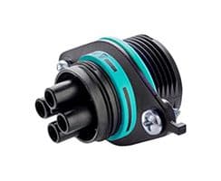 THB.387.D4A - HYLEC - THB.387.D4A - Circular Connector, Sealed Circular Connector, TH387 Micro Teeplug Series, Panel Mount Receptacle