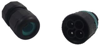 THB.387.A3A - HYLEC - THB.387.A3A - Circular Connector, Sealed Circular Connector, TH387 Micro Teeplug Series, Cable Mount Plug