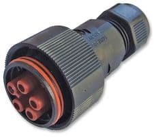 THB.405.B2E - HYLEC - THB.405.B2E - Circular Connector, Sealed Circular Connector, TH405 Teeplug Series, Cable Mount Receptacle