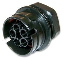 THB.406.A1B - HYLEC - THB.406.A1B - Circular Connector, Sealed Circular Connector, TH406 Teeplug Series, Panel Mount Plug, 3 Contacts