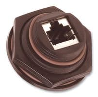 1-1546405-1 - TE CONNECTIVITY - 1-1546405-1 - Modular Connector, RJ45 Jack, 1 x 1 (Port), 8P8C, IP67, Through Hole Mount