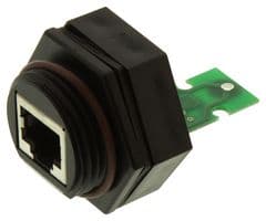 1-1546409-1 - TE CONNECTIVITY - 1-1546409-1 - Modular Connector, IP67, RJ45 Jack, 1 x 1 (Port), 8P8C, IP67, Cable Mount, Panel Mount