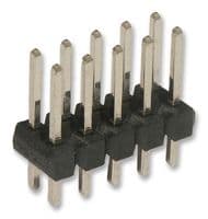 10-89-7101 - MOLEX / PARTNER STOCK - 10-89-7101 - Pin Header, Board-to-Board, Wire-to-Board, 2.54 mm, 2 Rows, 10 Contacts, Through Hole Straight