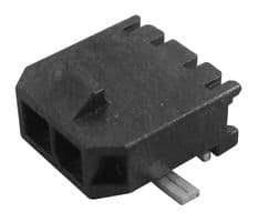 43650-0213 - MOLEX - 43650-0213 - Pin Header, Wire-to-Board, 3 mm, 1 Rows, 2 Contacts, Surface Mount Right Angle
