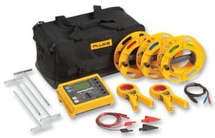 FLUKE 1625-2 KIT - FLUKE - FLUKE 1625-2 KIT - Earth Ground Tester, 3 and 4 Pole, 0.02ohm to 19.99kohm, 128 Hz
