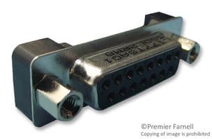 L177TSAG15SOL2RM8 - AMPHENOL COMMUNICATIONS SOLUTIONS - L177TSAG15SOL2RM8 - D Sub Connector, DB15, Standard, Receptacle, TS, 15 Contacts, DA, Solder