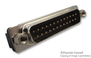 L717TSBH25POL2RM8 - AMPHENOL COMMUNICATIONS SOLUTIONS - L717TSBH25POL2RM8 - D Sub Connector, DB25, Standard, Plug, TS, 25 Contacts, DB, Solder