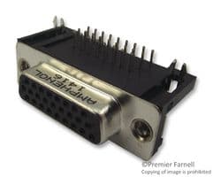 L17HTHAS4R1C - AMPHENOL COMMUNICATIONS SOLUTIONS - L17HTHAS4R1C - D Sub Connector, HD26, High Density, Receptacle, HTH, 26 Contacts, DA, Solder