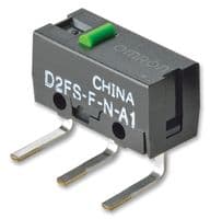 D2FS-F-N-A - OMRON ELECTRONIC COMPONENTS - D2FS-F-N-A - Microswitch, Ultra Subminiature, Pin Plunger, SPST-NO, Through Hole, 100 mA, 6 VDC