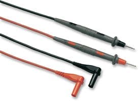 FLUKE TL71-1 - FLUKE - FLUKE TL71-1 - Test Lead Set, Test Tip Probe, 4mm Right Angle Banana Plug, Shrouded, 1 kV, 10 A, Black, Red