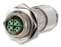 MMF881A315-0001 - METZ CONNECT - MMF881A315-0001 - Sensor Connector, M12, Female, 8 Positions, IDC / IDT Socket, Straight Cable Mount