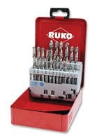 214850 - RUKO - 214850 - Drill Bit Set, 1/16" - 3/8", 21 Piece