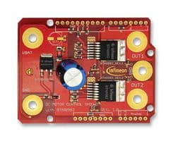 DCMOTORCONTRBTN8982TOBO1 - INFINEON - DCMOTORCONTRBTN8982TOBO1 - Daughter Board, DC Motor Control Shield, BTN8982TA IC, Arduino Uno R3 & XMC1100 Boot Kit Compatible
