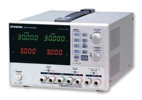 GPD-3303S - GW INSTEK - GPD-3303S - Bench Power Supply, Multiple Output, Linear, DC, Programmable, 3 Output, 0 V, 30 V, 0 A, 3 A
