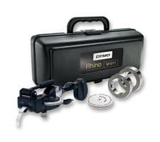 M1011 KIT - DYMO - M1011 KIT - Metal Embossing Tool, Rhino™ M1011, 1/2" Steel/Aluminium Labels, Assorted Accessories