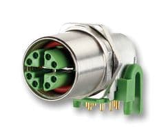 MMT471A315-0001 - METZ CONNECT - MMT471A315-0001 - Circular Connector, M-Series Circular Connector, PCB Mount Plug, 8 Contacts