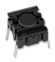 3ATH9 - MULTIMEC - 3ATH9 - Tactile Switch, Top Actuated, Through Hole, Round Button, 300 gf, 50mA at 24VDC