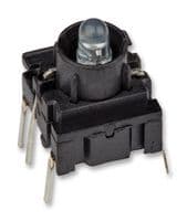 3FTH900 - MULTIMEC - 3FTH900 - Tactile Switch, Top Actuated, Through Hole, Round Button, 300 gf, 50mA at 24VDC