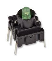 3FTH920 - MULTIMEC - 3FTH920 - Tactile Switch, Top Actuated, Through Hole, Round Button, 300 gf, 50mA at 24VDC