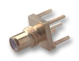 82_SMC-50-0-1/111_NE - HUBER+SUHNER - 82_SMC-50-0-1/111_NE - RF / Coaxial Connector, SMC Coaxial, Straight Jack, Through Hole Vertical, 50 ohm, Brass