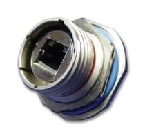 RJFTV7SA1G - AMPHENOL SOCAPEX - RJFTV7SA1G - In-Line Adapter, Adaptor, In-Line, RJ45, RJ45, RJF TV