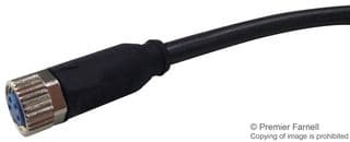 1-2273003-1 - TE CONNECTIVITY - 1-2273003-1 - Sensor Cable, AMP, M8 Receptacle, Free End, 4 Positions, 1.5 m, 4.9 ft
