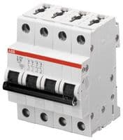 2CDS254001R0061 - ABB - 2CDS254001R0061 - Thermal Magnetic Circuit Breaker, System Pro M Compact S200, 6 A, 4 Pole, 277 V, DIN Rail