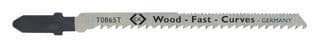 T0865T - CK TOOLS - T0865T - Jigsaw Blade, Wood, Type T, Extra Clean Curved Cut, 4mm Pitch, 75mm, Pack of 5