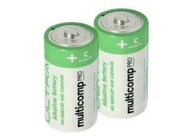 MP-PSG91112 - PRO ELEC - MP-PSG91112 - Battery, 1.5 V, C, Alkaline, 8 Ah, Raised Positive and Flat Negative, 2