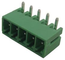 20.155MH/5-E - IMO PRECISION CONTROLS - 20.155MH/5-E - Terminal Block, Horizontal, Header, 3.5 mm, 5 Ways, 10 A, 250 V, Through Hole Right Angle