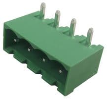 21.95MH/4-E - IMO PRECISION CONTROLS - 21.95MH/4-E - Terminal Block, Horizontal, Header, 5.08 mm, 4 Ways, 20 A, 320 V, Through Hole Right Angle