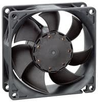 8452/2H4P - EBM-PAPST - 8452/2H4P - DC Axial Fan, 12 V, Square, 80 mm, 25 mm, Ball Bearing, 68.8 CFM