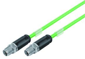 79-9722-020-08 - BINDER - 79-9722-020-08 - Sensor Cable, X-Coding, M12 Plug, M12 Plug, 8 Positions, 2 m, 6.6 ft