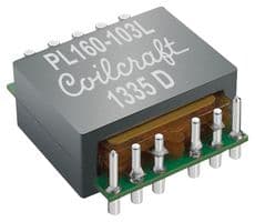 PL160-100L - COILCRAFT - PL160-100L - Planar Transformer, 160 W, 1:1, 264 µH, Surface Mount, PL160 Series