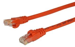 SP5RD - TUK - SP5RD - Ethernet Cable, UTP, Patch Lead, Cat6, RJ45 Plug to RJ45 Plug, Red, 5 m