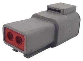 DTP04-2P - DEUTSCH - TE CONNECTIVITY - DTP04-2P - AUTOMOTIVE HOUSING, RCPT, 2POS, 25A