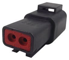 DTP04-2P-E004 - DEUTSCH - TE CONNECTIVITY - DTP04-2P-E004 - AUTOMOTIVE HOUSING, RCPT, 2POS, 25A