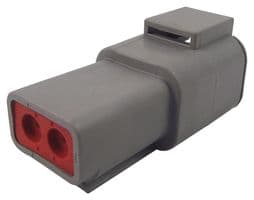 DTP04-2P-C015 - DEUTSCH - TE CONNECTIVITY - DTP04-2P-C015 - AUTOMOTIVE HOUSING, RCPT, 2POS, 25A