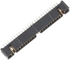 D2520-6002-AR - 3M - D2520-6002-AR - Pin Header, Wire-to-Board, 2.54 mm, 2 Rows, 20 Contacts, Through Hole Straight, D2500