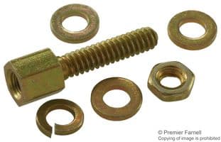 D20418-50 - ITT CANNON - D20418-50 - D Sub Jack Screw, 12.7 mm, 4-40