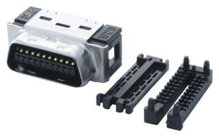 10120-6000EC - 3M - 10120-6000EC - D Sub Connector, Mini D (Ribbon Connector), Plug, MDR 101, 20 Contacts, IDC / IDT